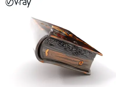 Ancient Spellbook Model Pack Low-poly 3D model