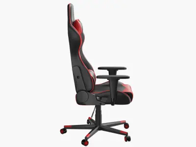 Gaming Chair PBR Low-poly 3D model