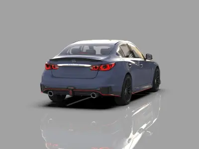 Nissan Skyline Nismo RV37 2023 HQ interior 3D model