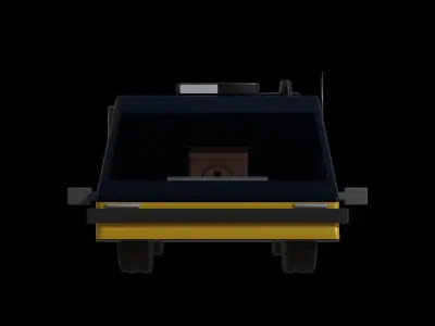 Futuristic truck Free 3D model
