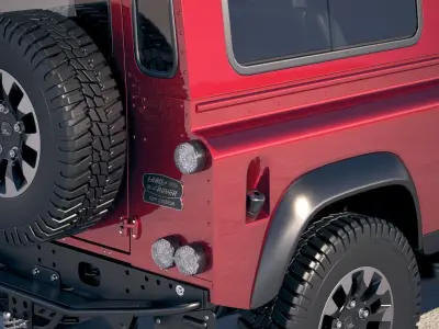 Land Rover Defender Works v8 2018 3D model