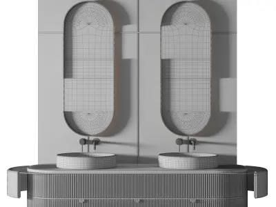Luxury Bathroom 138 3D model