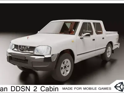 Nissan DDSN 2 Cabin Low-poly 3D model