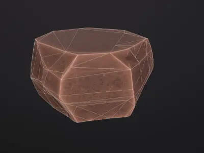 Stylized Modular Rocks Free low-poly 3D model