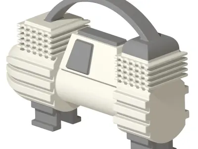 Auto Air Compressor 3D print model