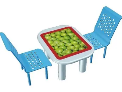 Marvelous Dining Table Set 3D model