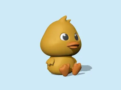 Cute Duck 3D print model