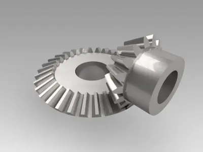 pinion conical 3D model