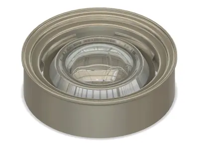 3d printable classic steel wheels 3D print model