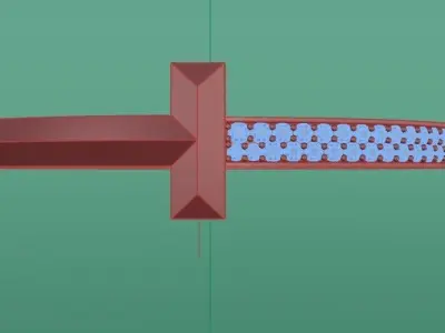 Bracelet Tiffany with diamonds 3D print model 3D print model