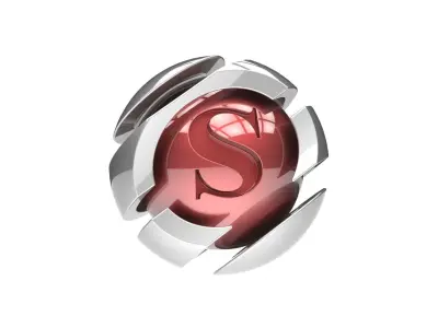 logo s silver Free 3D model
