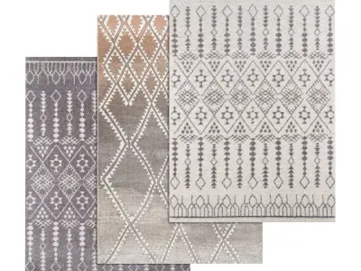 Rug Set 1249 3D model