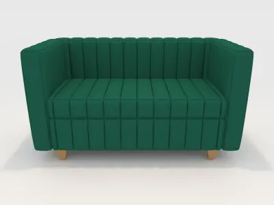 Sofa 2 Seater 4 3D model