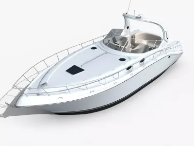 Yacht 02 3D model