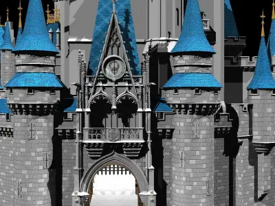 Cinderella Castle 3D model