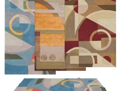 Rugs No 112 Low-poly 3D model