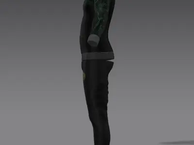 Sports Tracksuit Free 3D model