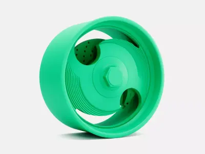 20x10 Deuce Ninja Wheel and Brake 3D print model