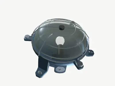 Industrial Wall Lamp 3D model