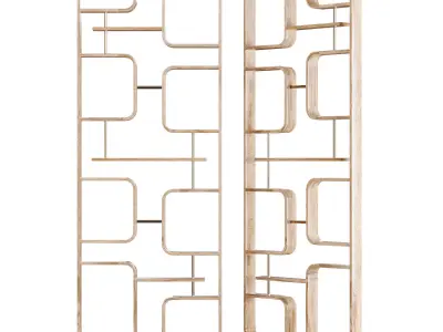 Claustra two bookcases 3D model