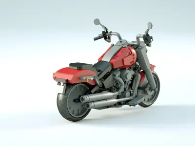 LEGO Motorbike 3D model