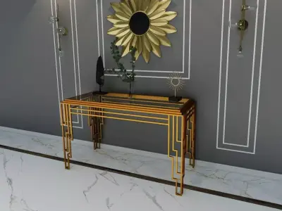 Console table -Revit 2020- Free 3D model