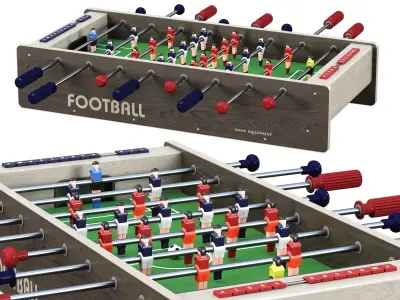 Table Football Game TGE  3D model