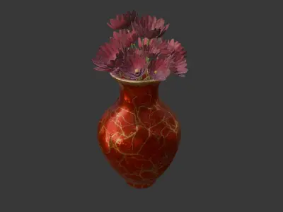 Flower Vase 3D model buy