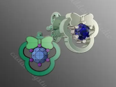 Earrings di5 3D print model