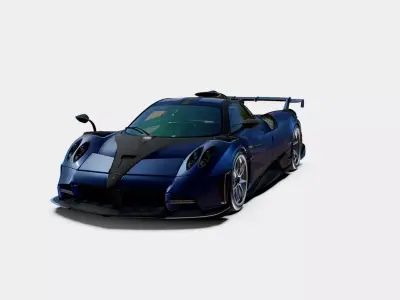 Sports car Pagani Models 3D model