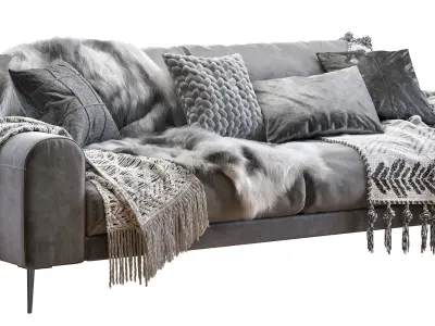 Joy sofa 228 cm 3D model