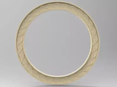 MIRROR FRAME SUN N MOON -SET- 3D print model