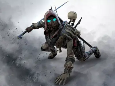 Undead Shinobi Low-poly 3D model