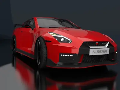 Nissan GTR Nismo 2015 3D model