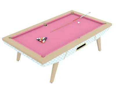 Louis Vuitton LV Pool Billiard Leather GM Table Low-poly 3D model