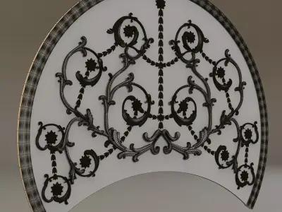 Hyde Park wall hanger 2 3D model