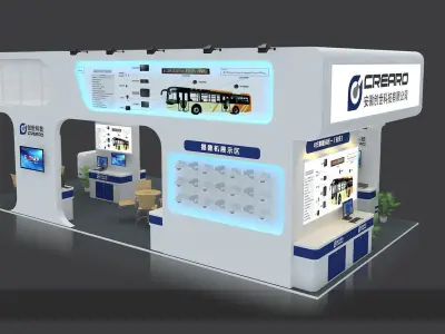 Exhibition - Area - 12X6-3DMAX2012-04 3D model