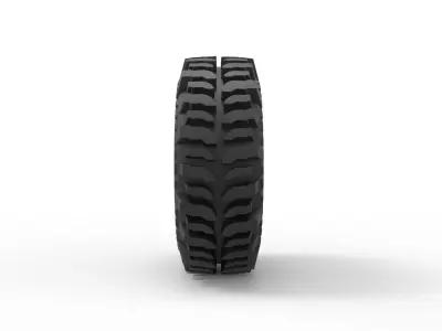 Offroad wheel 11 3D print model