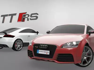 Audi TT RS 2010  3D model