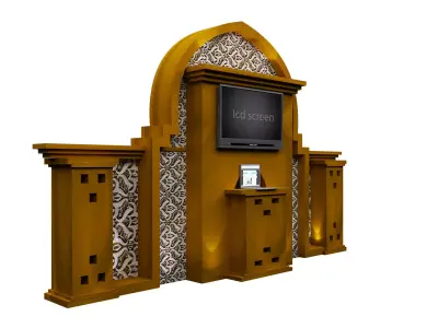 Booth Exhibition Stand a560c  3D model