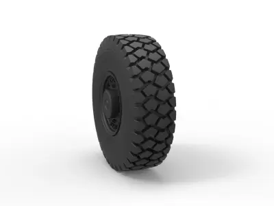  Offroad truck wheel 1 3D print model
