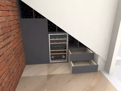 Amenagement sous escalier  Free 3D model
