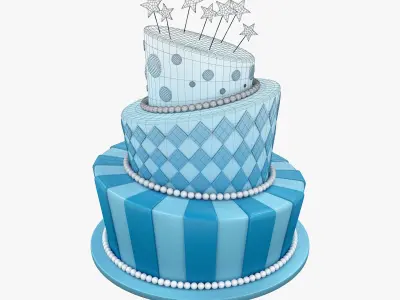 Birthday cake  3D model