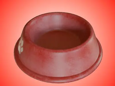 Dog Bowl 3D model