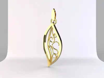 fre pendant 3D print model