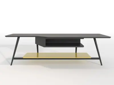 OCTET TV UNIT ROCHE BOBOIS  Tv stand Low-poly 3D model 3D model