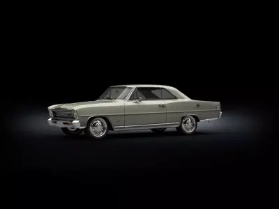 CHEVROLET NOVA SS 1966 3D MODEL 3D model