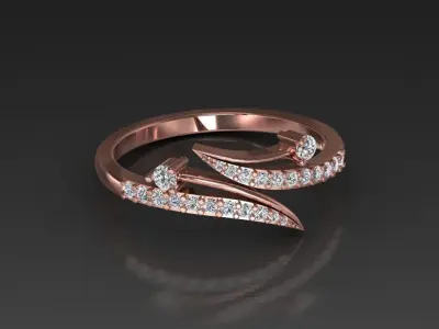 Diamond Jewelry Ring  3D print model