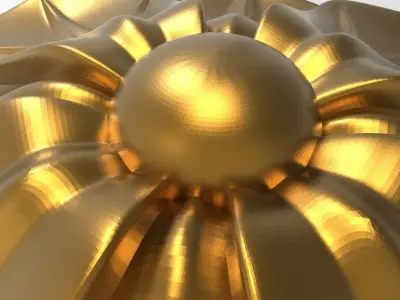 decorative rosette 3D model get