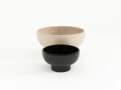 Modern Ceramic Bowl 3D model